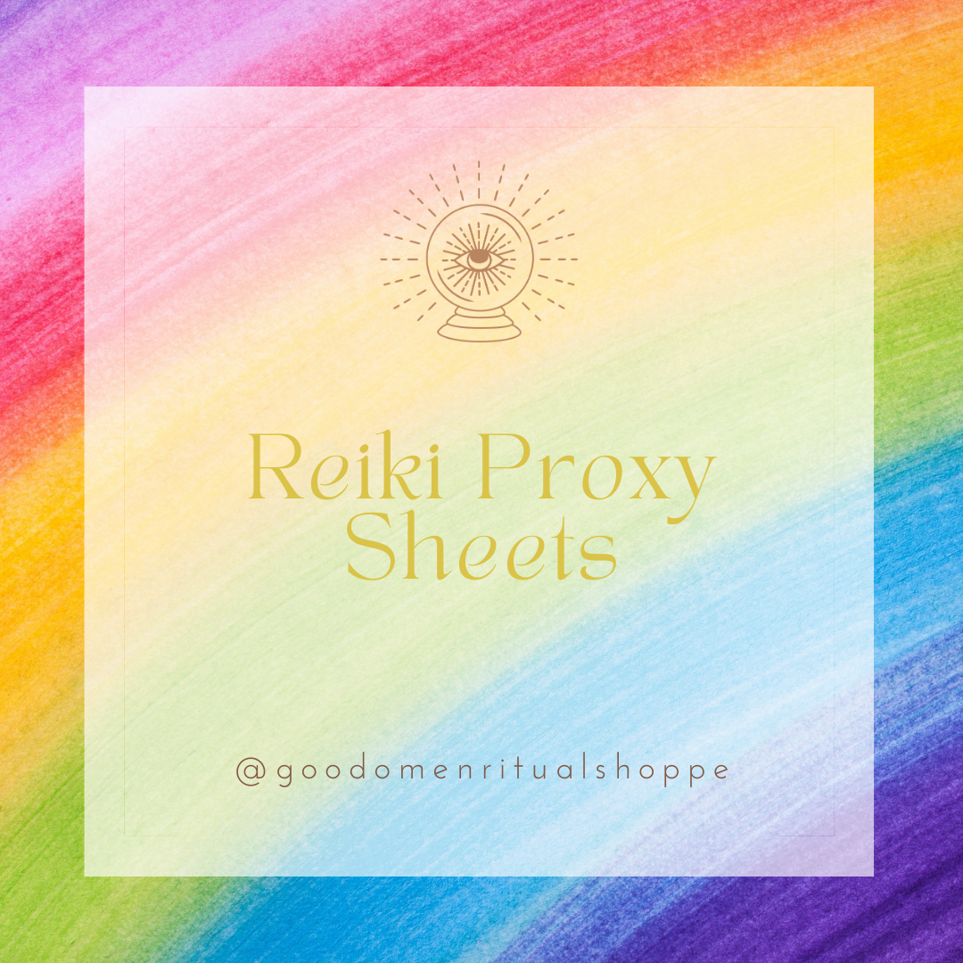 Reiki Proxy Sheets