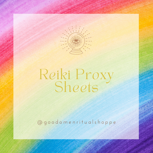 Reiki Proxy Sheets